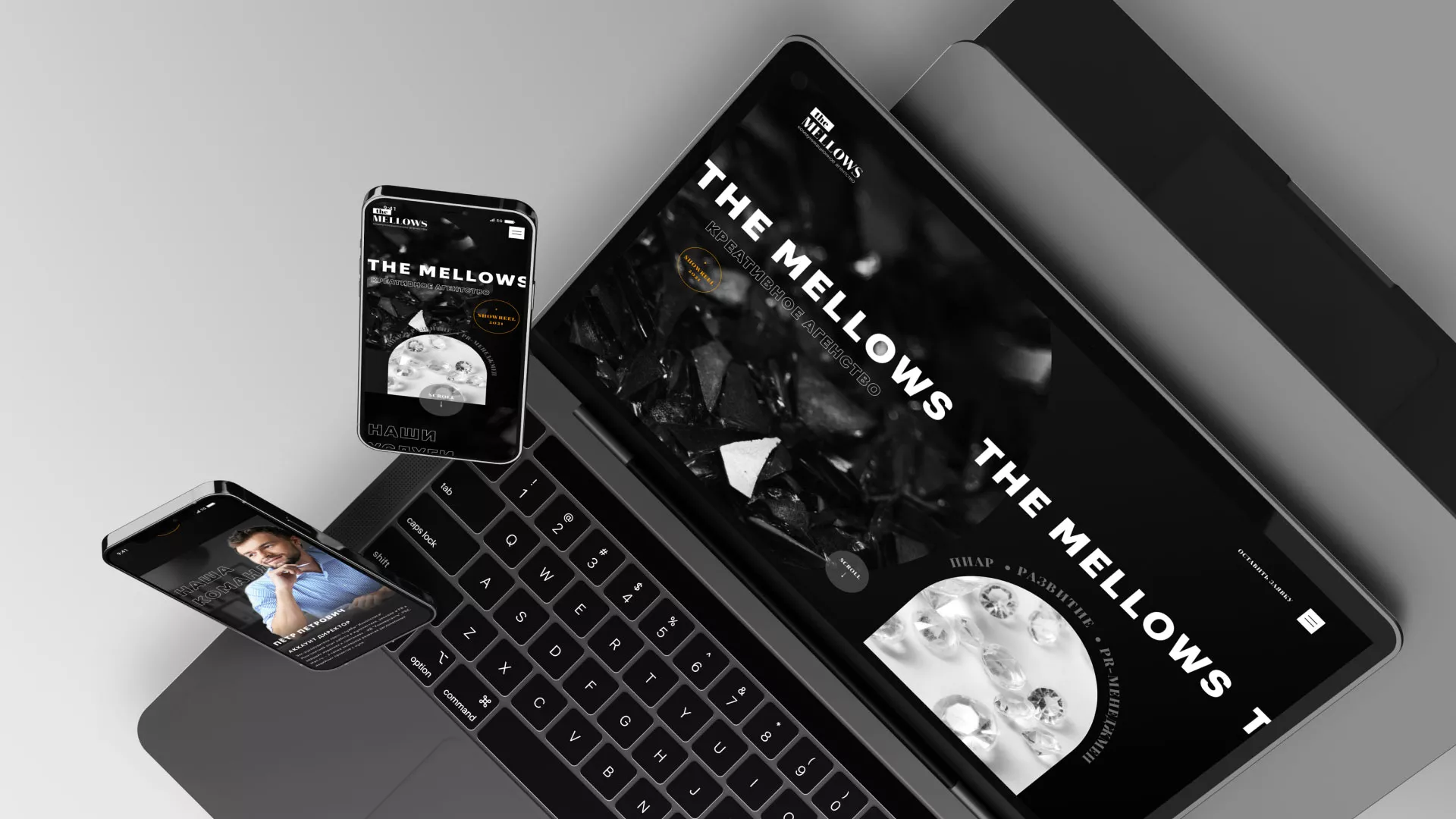 Разработка сайта креативного агентства «The Mellows» в Ирбите