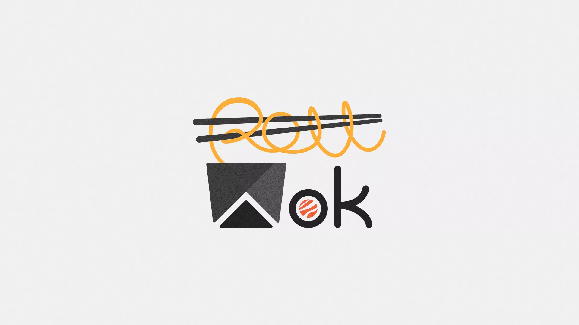 Разработка логотипа в Ирбите для суши-бара «Roll Wok Club» Разработка логотипа в Ирбите для суши-бара «Roll Wok Club»